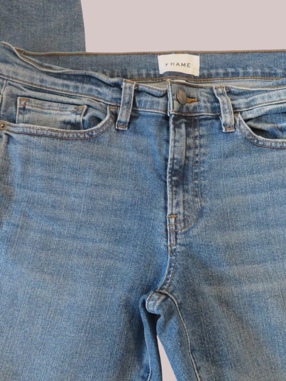 FRAME - Women's Jeans, Size 28, Medium Blue, Very Good Condition - Picture 7 of 16
